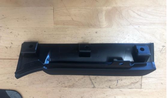 Linke Hand Radverkleidung für Tesla Model X 2015-2021 Schwarzplastik