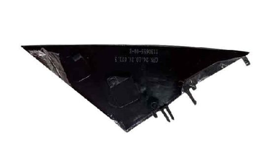 Linke Fenster A-Säulen-Abdeckung für 2017-2023 Tesla Model 3, Schwarz, ABS-Kunststoff