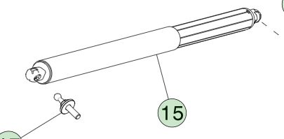 HECKKLASEN-GASFEDER LINKS 6006608-00-B FÜR MODEL S 2012-2021