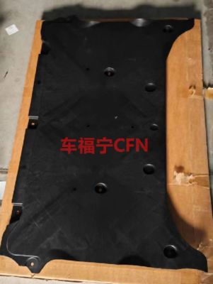 Schwarzes Front-Aero-Schild für Tesla Model S/X 2021 aus ABS-Kunststoff