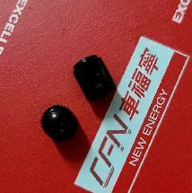 Tesla Model 3/Y/X/S TPMS Staubkappen - Schwarze Ventilschaftabdeckungen aus Kunststoff