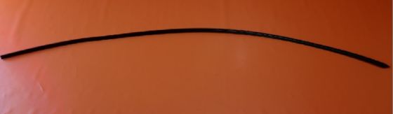 Schwarze Gummi-Außenverkleidung für Tesla Model 3 2017+ 212x26x5mm