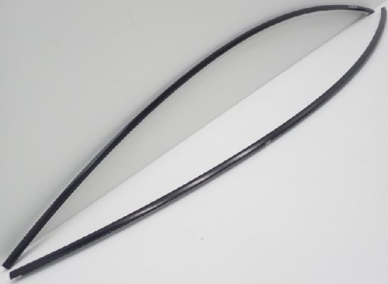 Schwarze Gummi-Zierleiste für Tesla Model 3 2017+ 212x26x5mm