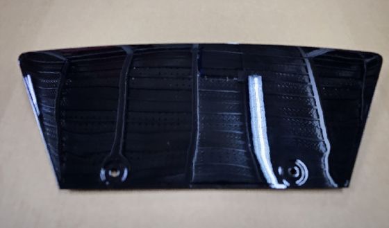 Tesla Model S Stoßfänger hinten Anhängerkupplung Abdeckung 52x25x6cm ABS-Kunststoff