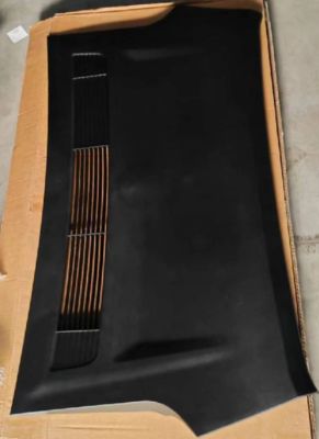 Tesla Model S 2021+ Heck-Frunk-Verkleidung 40x22x6cm Schwarz Kunststoff
