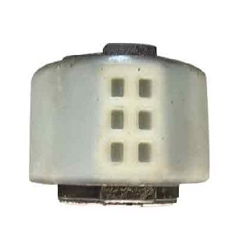 Tesla Model 3/Y Hinterachsmotorbuchse 7x6x6 Verbundwerkstoff Schwarz/Weiß