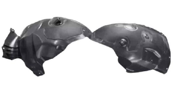 Tesla Model 3 2023+ Vordere linke Radhausverkleidung 170x80x35mm Schwarzer Kunststoff